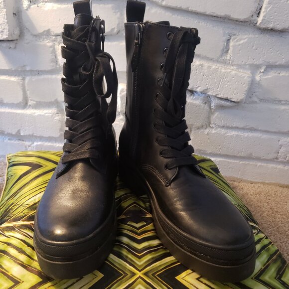 FRYE chloe combat boots Size 8 - Picture 6 of 9